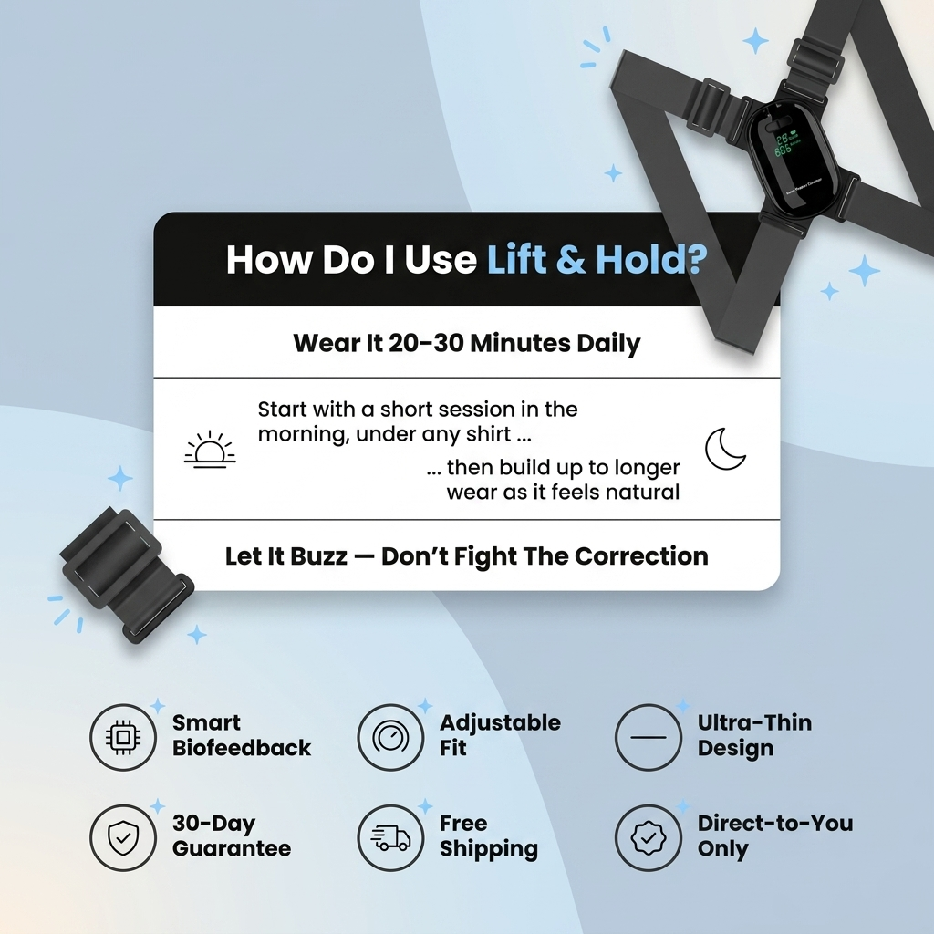 Lift & Hold — Smart Posture Corrector
